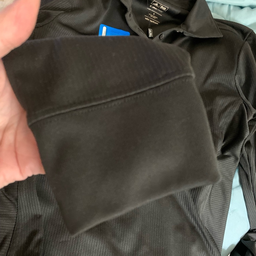 Adidas Black ClimaCool Polo Shirt - Picture 6 of 7